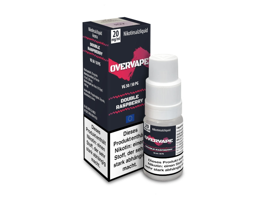 Overvape Nikotinsalz Liquid Double Raspberry Fruchtiger Genuss