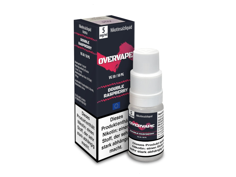 Overvape Nikotinsalz Liquid Double Raspberry Fruchtiger Genuss