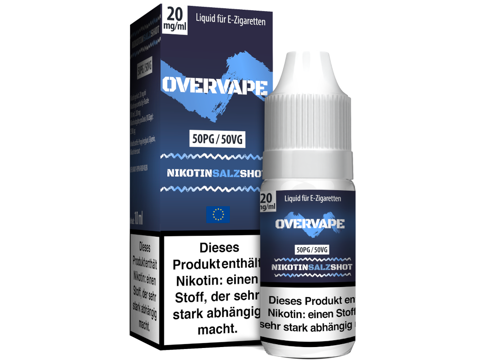 Overvape - Nikotinsalz Shot Für Individuelle Dampferlebnisse