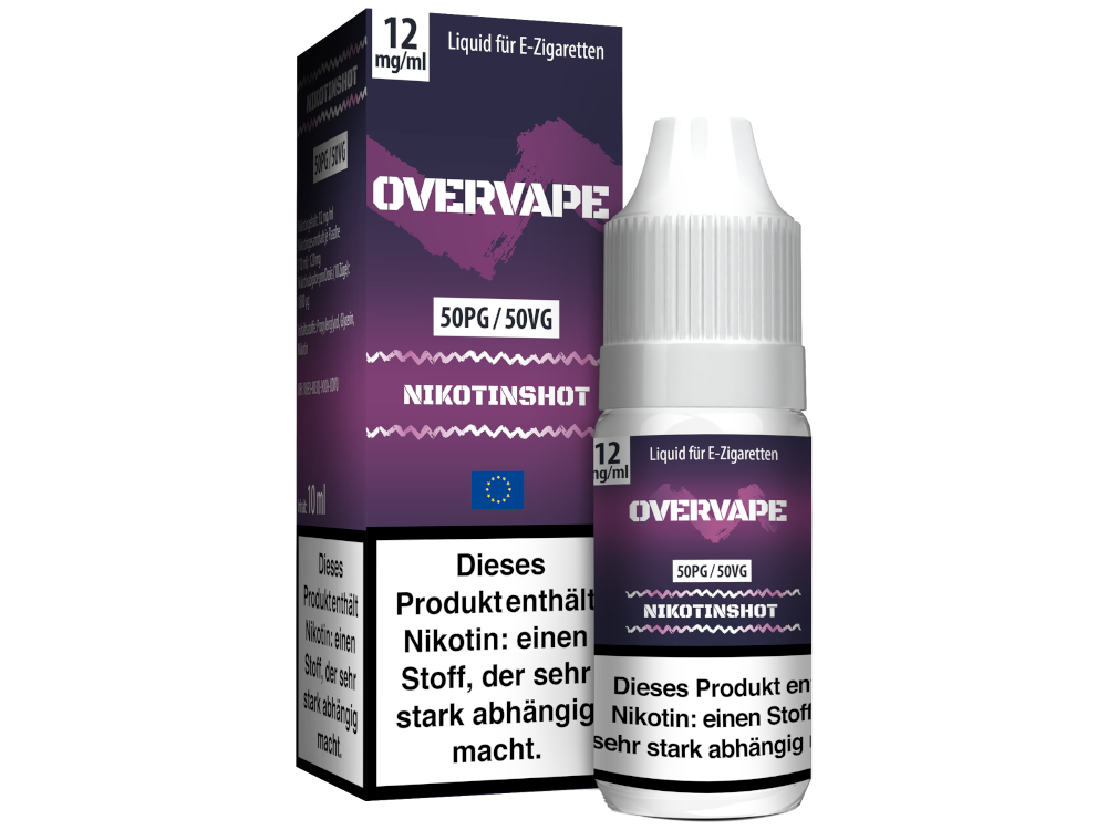 Overvape - 10ml Nikotin Shot Für Individuelles Dampfen
