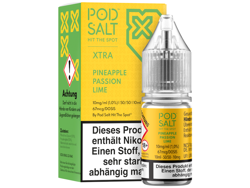 Pod Salt X - Nikotinsalz Liquid mit Fruchtigem Genuss
