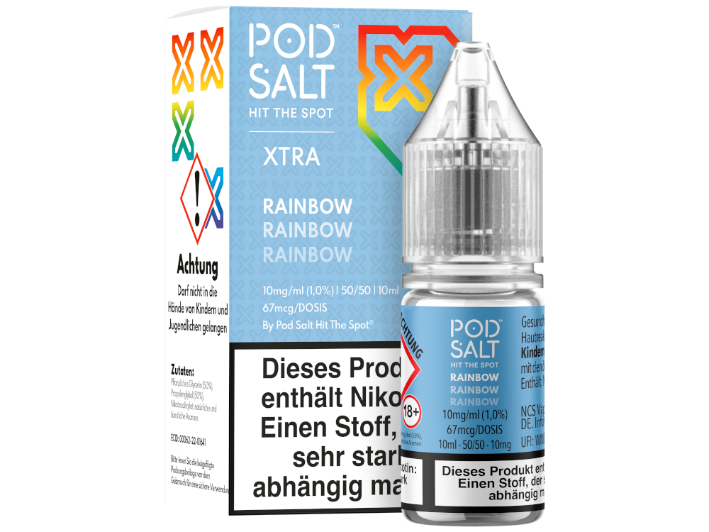 Pod Salt X - Nikotinsalz Liquid Rainbow für Fruchtigen Genuss