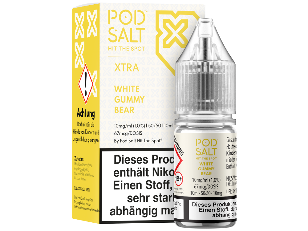 Pod Salt X - Nikotinsalz Liquid White Gummy Bear Genuss