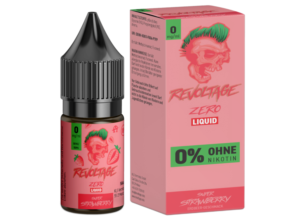 Revoltage - Hybrid Nikotinsalz Liquid - Erfrischende Erdbeernote