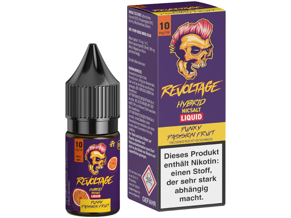 Revoltage - Hybrid Nikotinsalz Liquid mit Passionsfrucht Geschmack