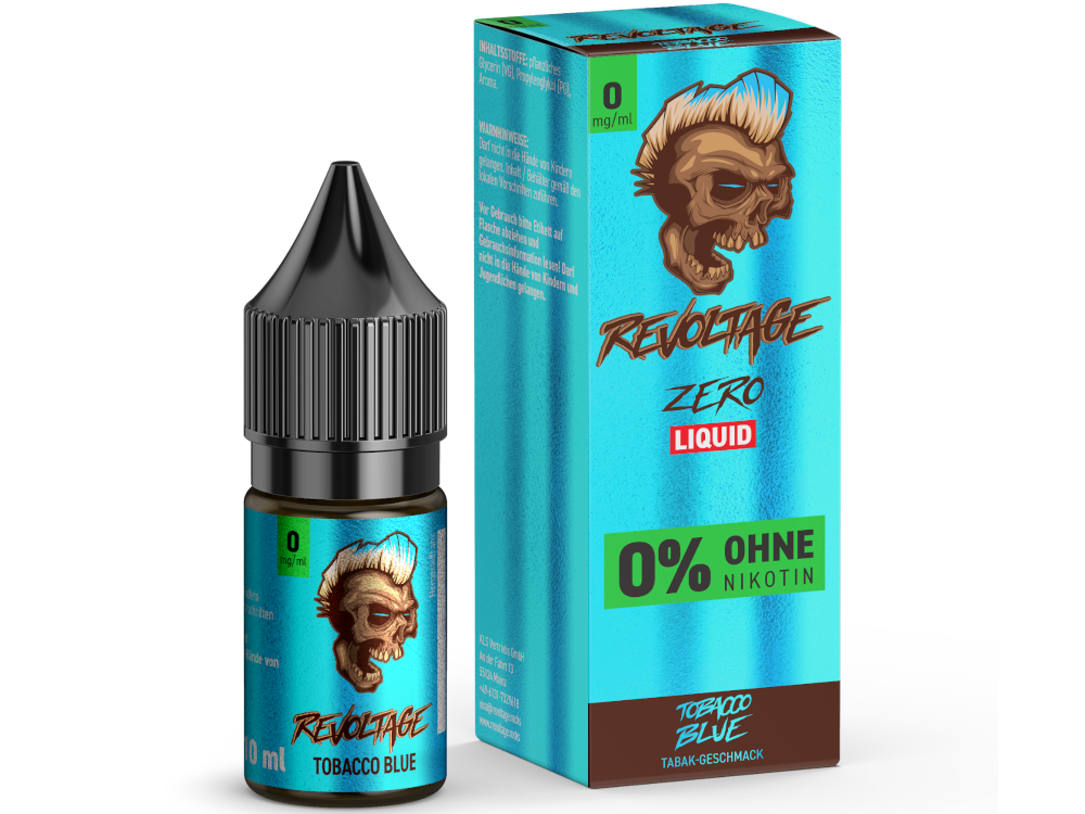 Revoltage Hybrid Nikotinsalz E-Liquid Tobacco Blue Frisch