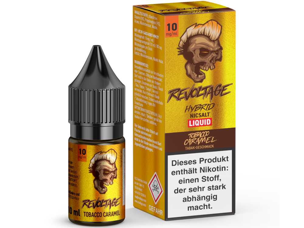 Revoltage Hybrid Nikotinsalz Liquid Tobacco Caramel