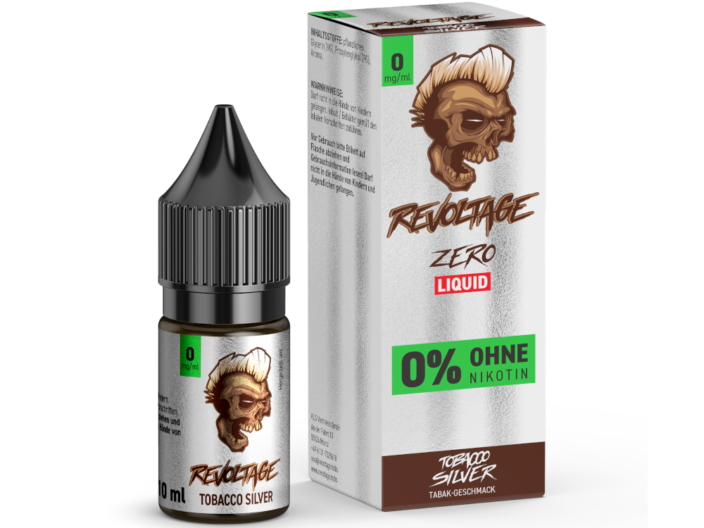 Revoltage Hybrid Nikotinsalz Liquid Tobacco Silver