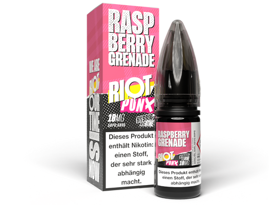 Riot Squad PUNX Hybrid Nikotinsalz Liquid Himbeer Geschmack