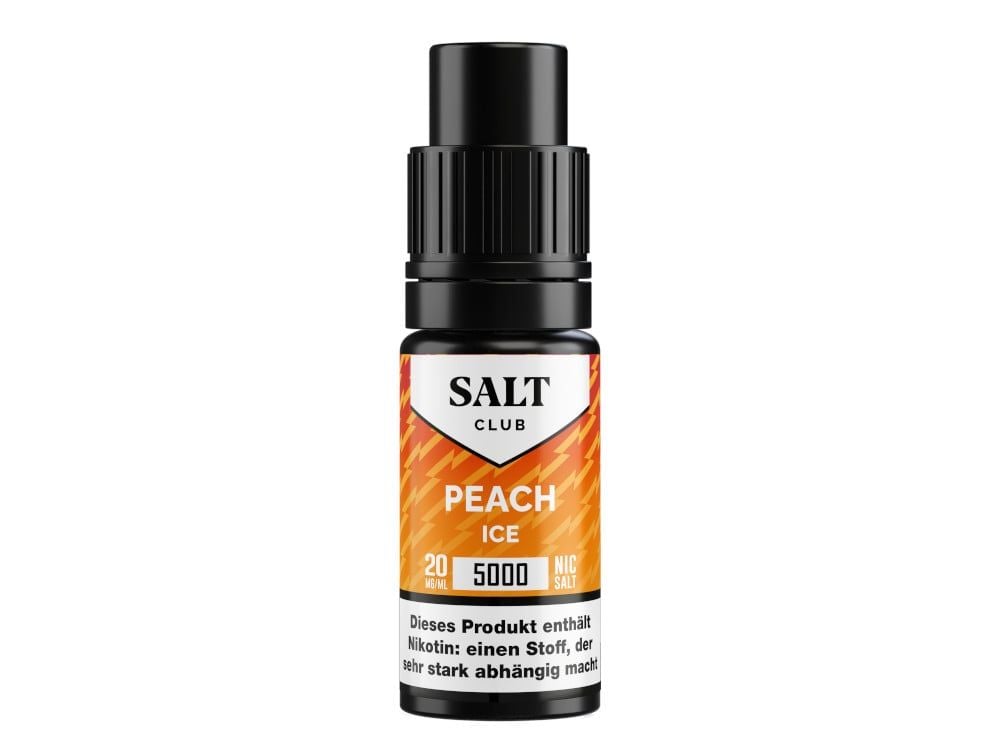 Salt Club Nikotinsalz Liquid 20 mg/ml Peach Ice Genuss