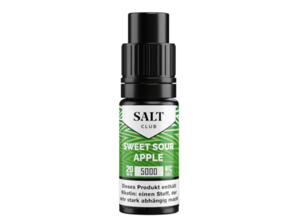 Salt Club - 5000 Nikotinsalz Liquid 20 mg/ml Apfelgeschmack