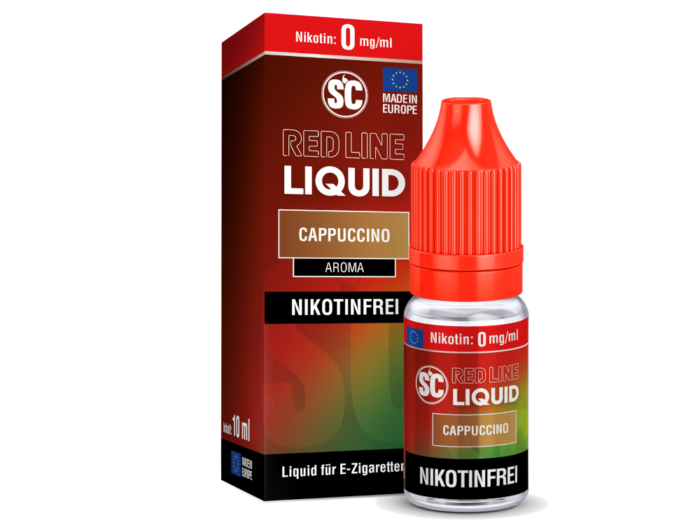 SC Red Line Cappuccino Nikotinsalz Liquid Intensiver Geschmack