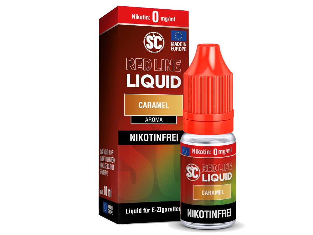 SC - Red Line - Caramel - Nikotinsalz Liquid Intensiver Karamellgeschmack