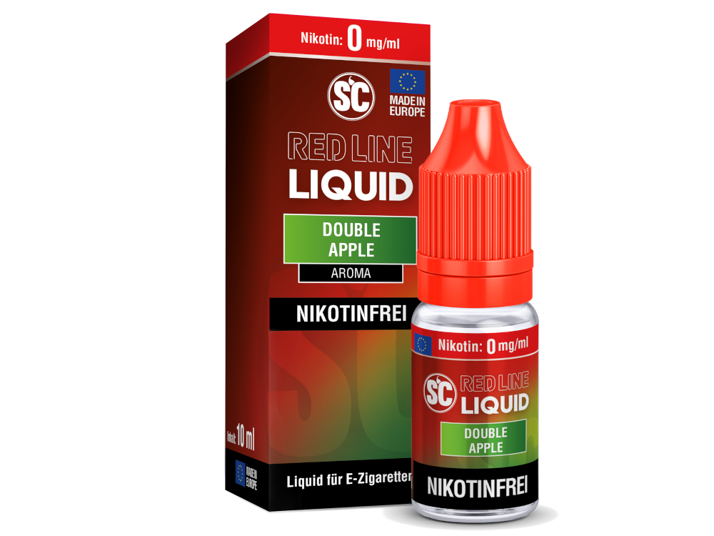 SC - Red Line - Double Apple Nikotinsalz Liquid Genuss