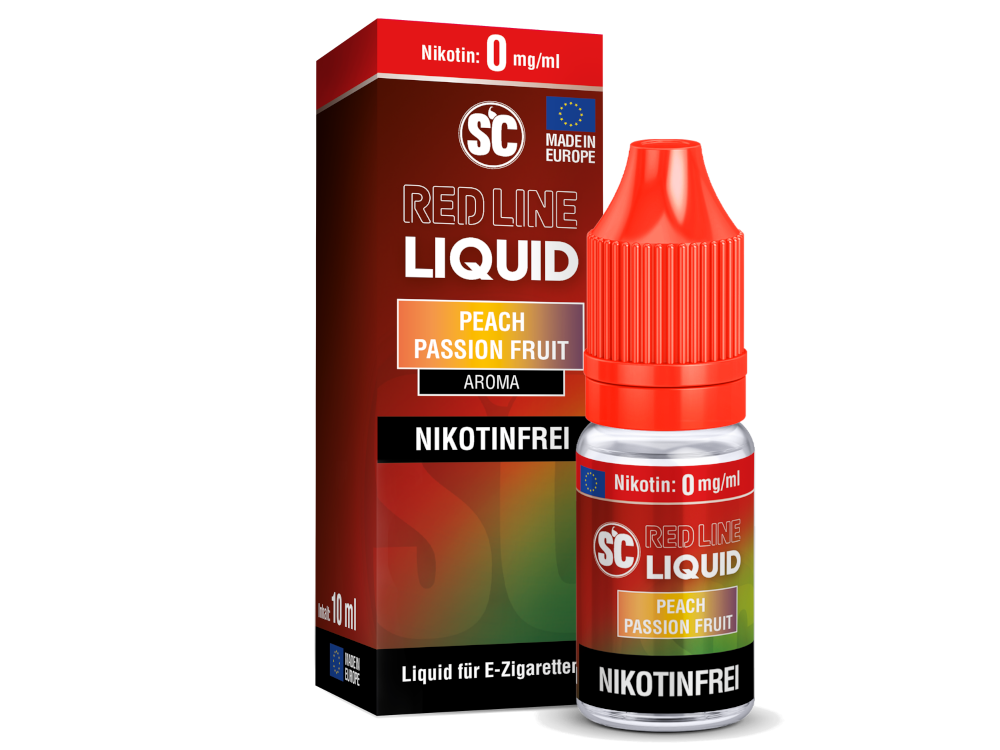 SC Red Line Peach Passion Fruit Nikotinsalz Liquid Aroma