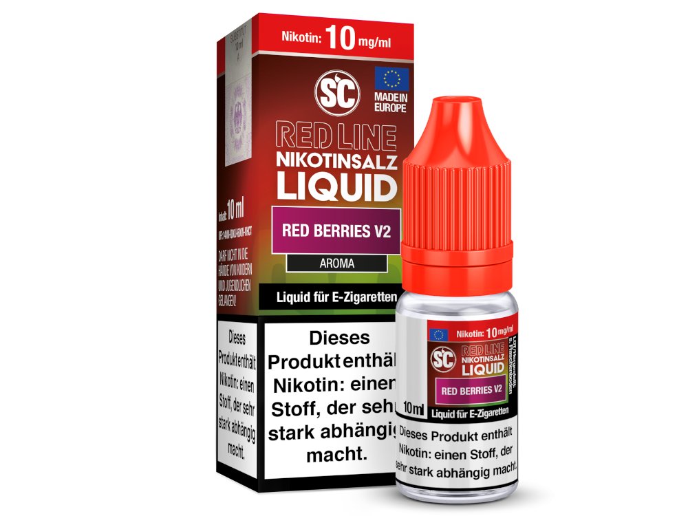 SC Red Line Nikotinsalz Liquid Red Berries Aroma Boost