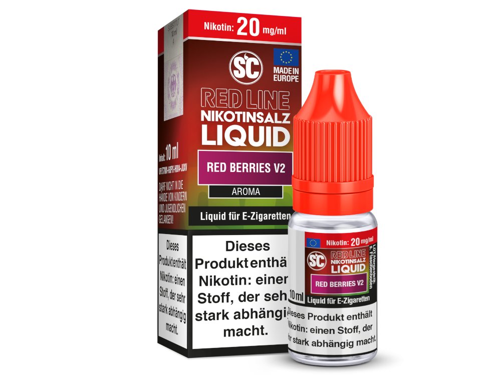 SC Red Line Nikotinsalz Liquid Red Berries Aroma Boost