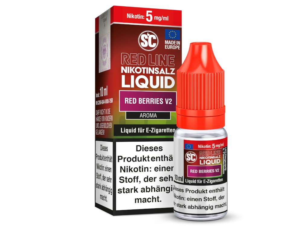 SC Red Line Nikotinsalz Liquid Red Berries Aroma Boost