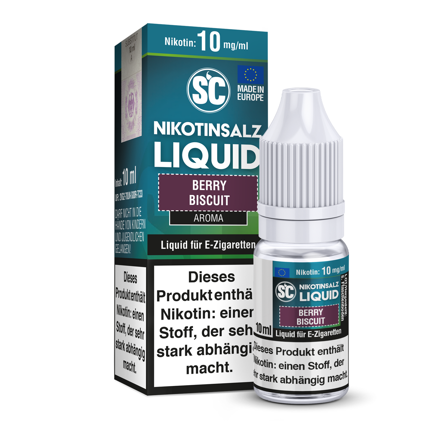 SC - Berry Biscuit Nikotinsalz Liquid für Fruchtigen Genuss