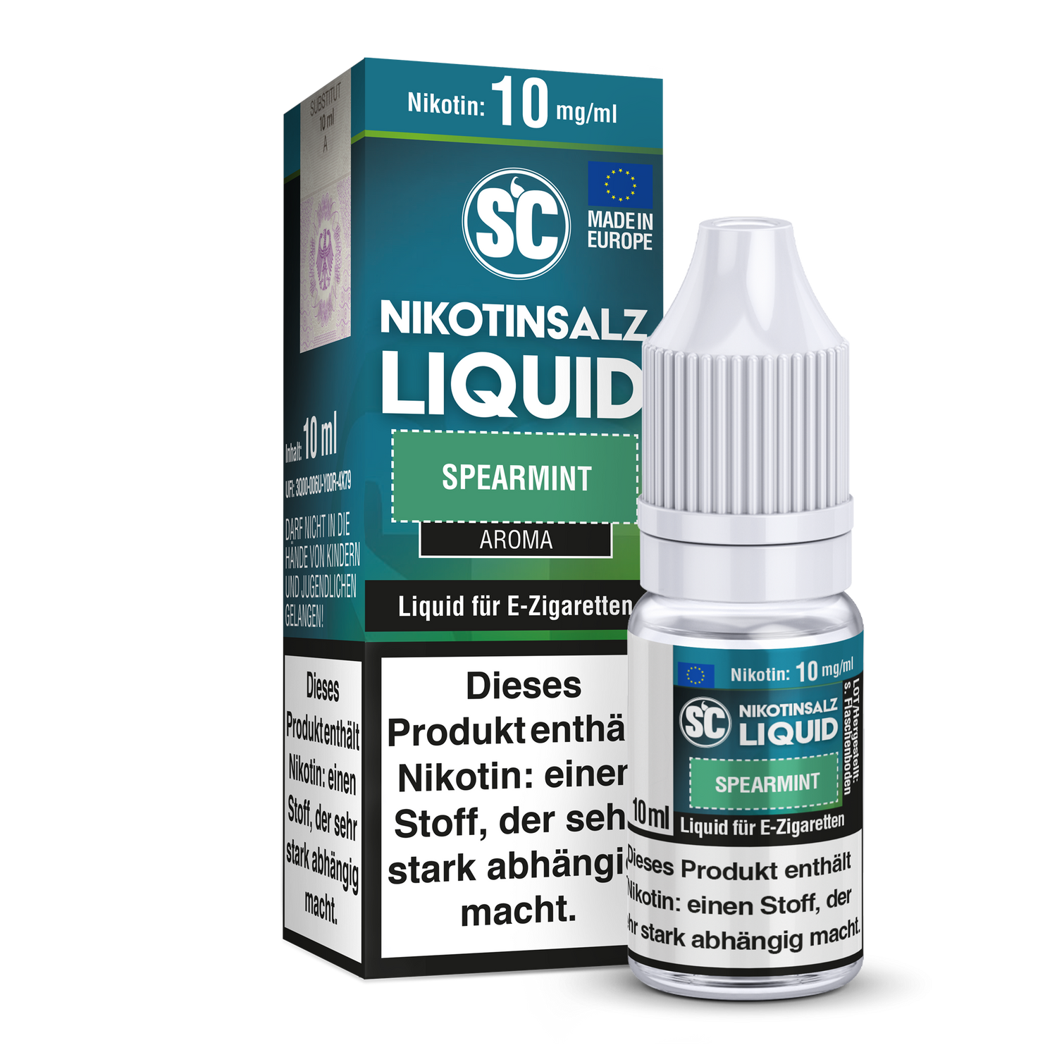 SC - Spearmint Nikotinsalz Liquid für Frischen Genuss