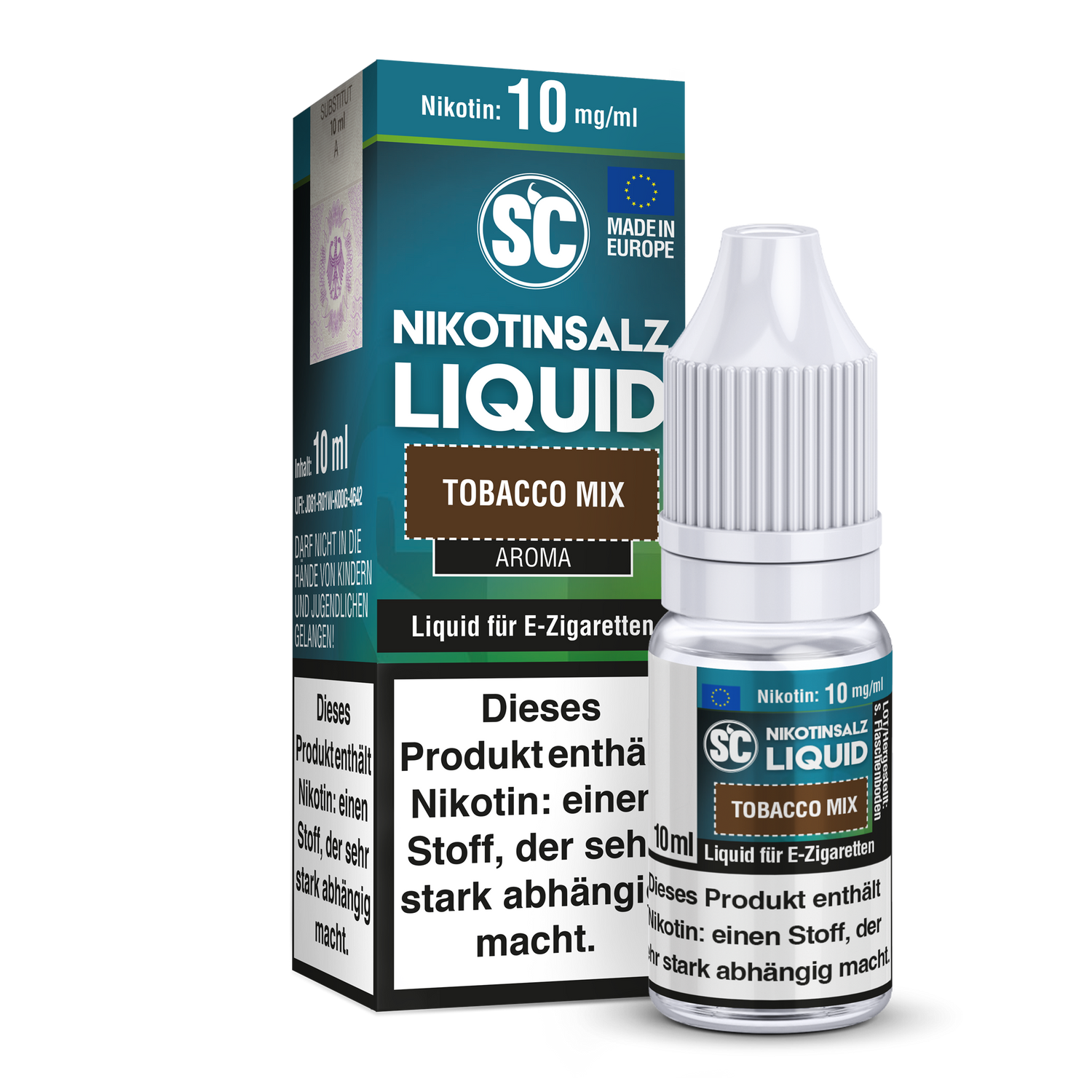 SC - Tobacco Mix Nikotinsalz Liquid mit Tabakgeschmack