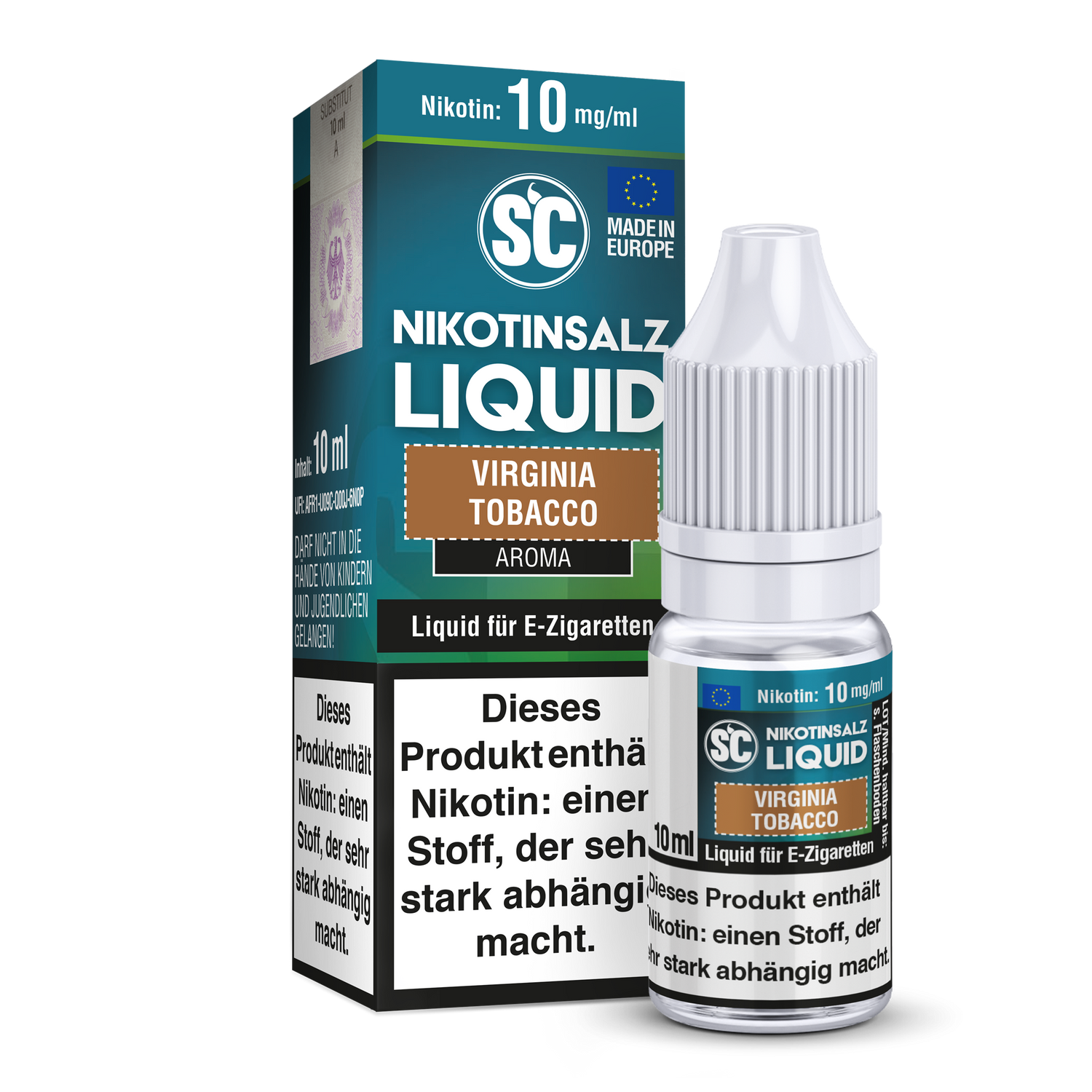 SC - Virginia Tobacco Nikotinsalz Liquid 20 mg/ml Geschmacksvoll