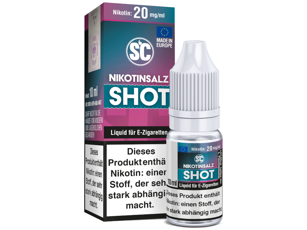 SC - Nikotinsalz Shot 20 mg/ml Für Perfektes Dampfen