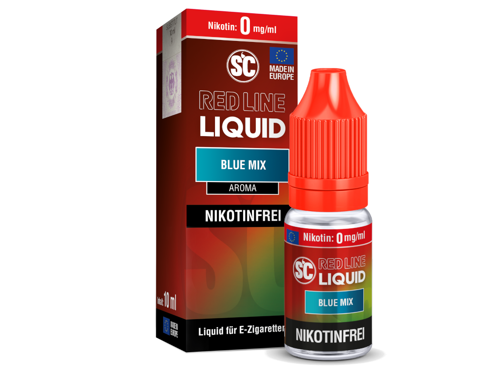 SC - Red Line - Blue Mix - Nikotinsalz Liquid Geschmackserlebnis