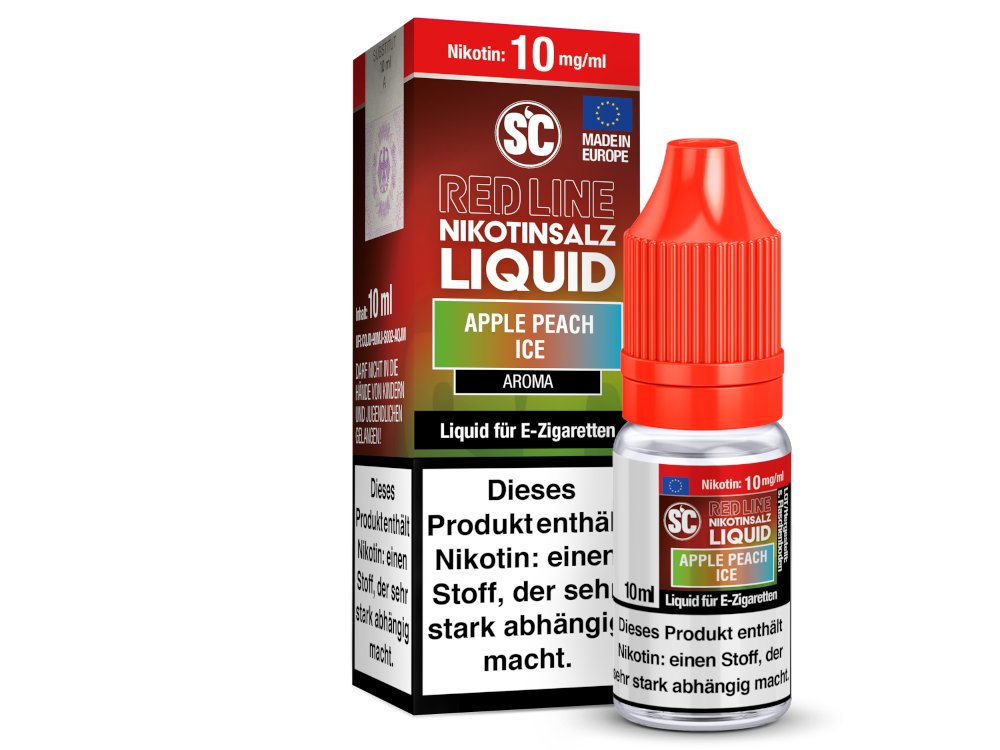 SC Liquids: Intensives Apfel-Pfirsich Aroma für E-Zigaretten