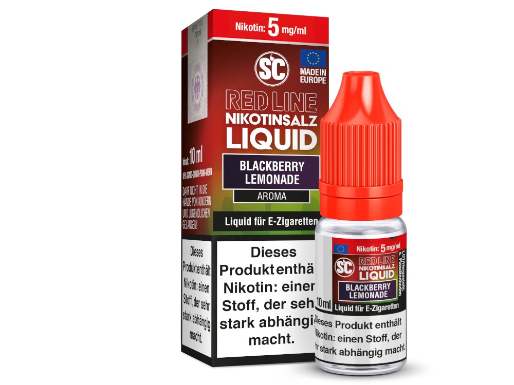 SC Red Line Nikotinsalz: Intensives Brombeer-Limetten Aroma