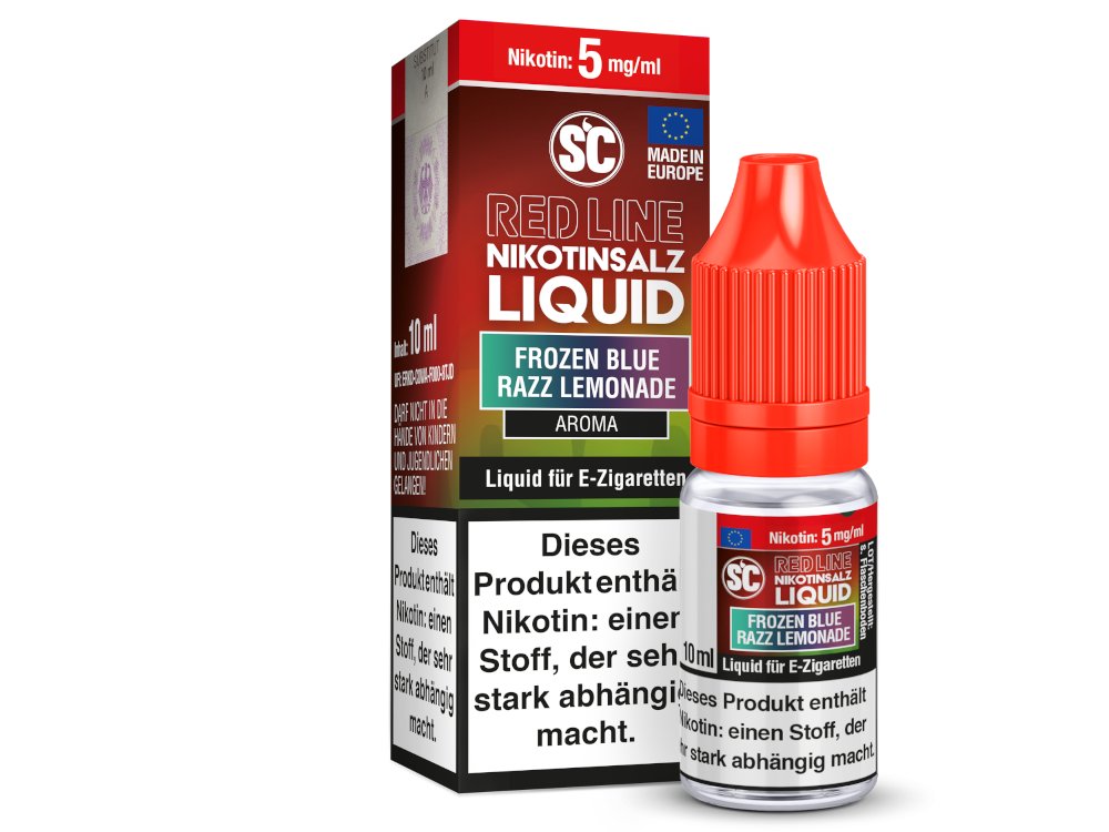 SC Red Line Nikotinsalz Frozen Blue Razz Lemonade Liquid