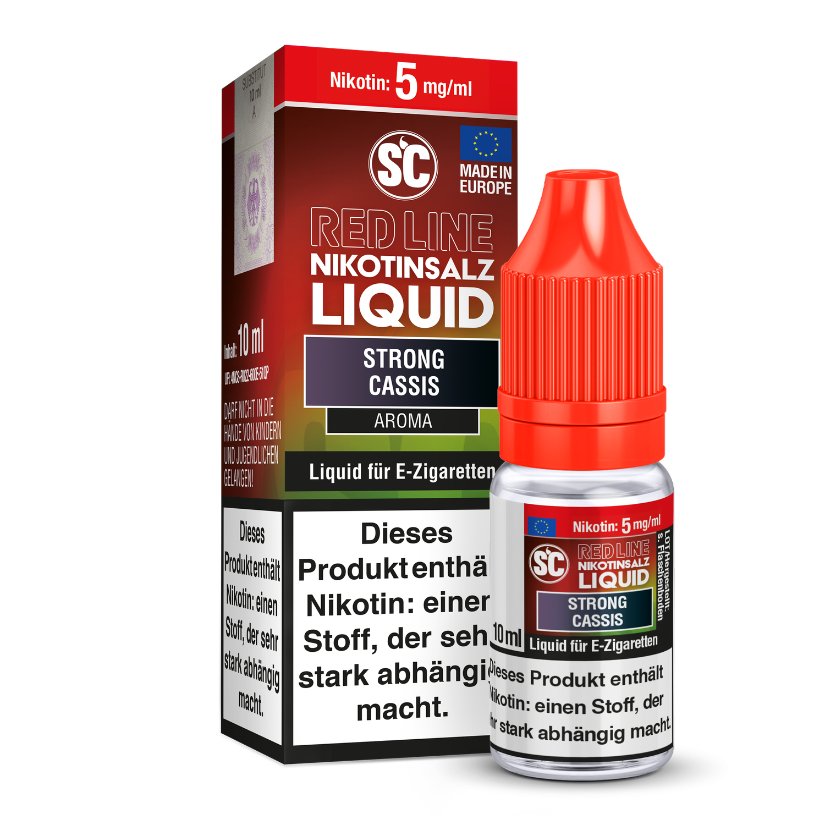 SC - Red Line - Strong Cassis V2 - Nikotinsalz Liquid