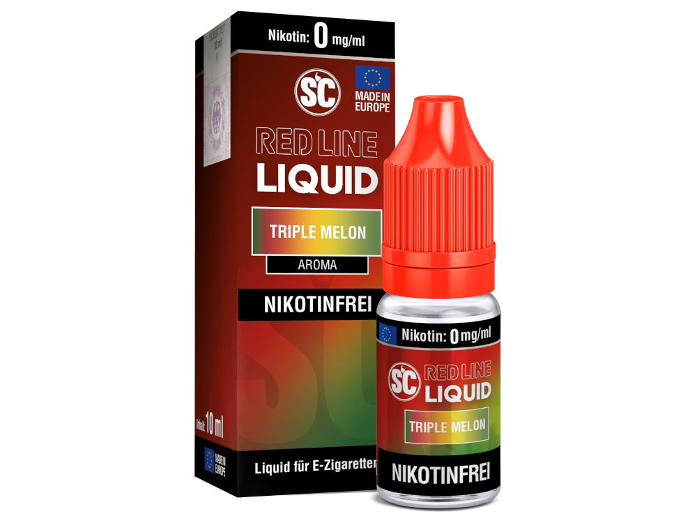 Hocharomatisches SC Red Line Triple Melon Nikotinliquid