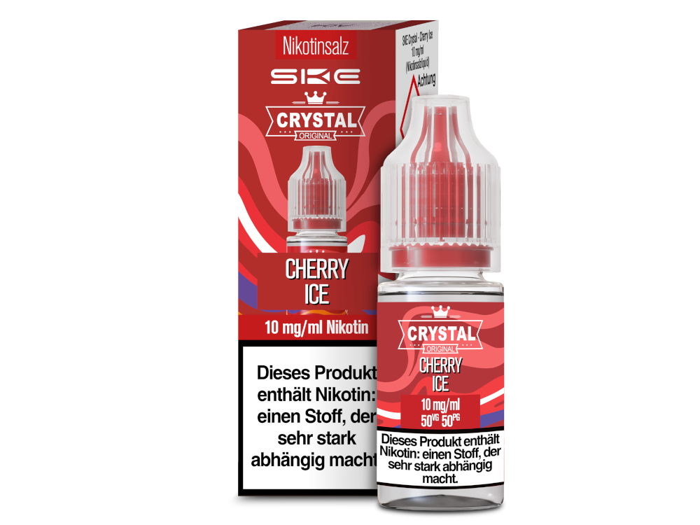 SKE - Crystal Nikotinsalz Liquid - Erfrischender Cherry Ice