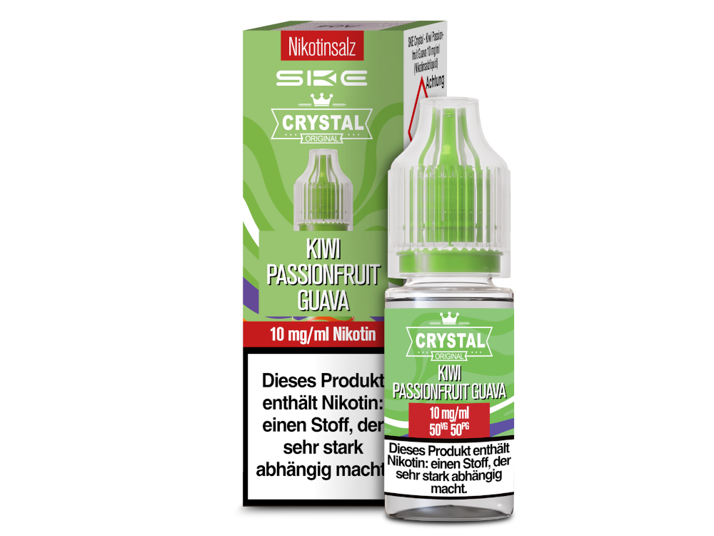 SKE Crystal Nikotinsalz Liquid Kiwi Passionfruit Guava Genuss