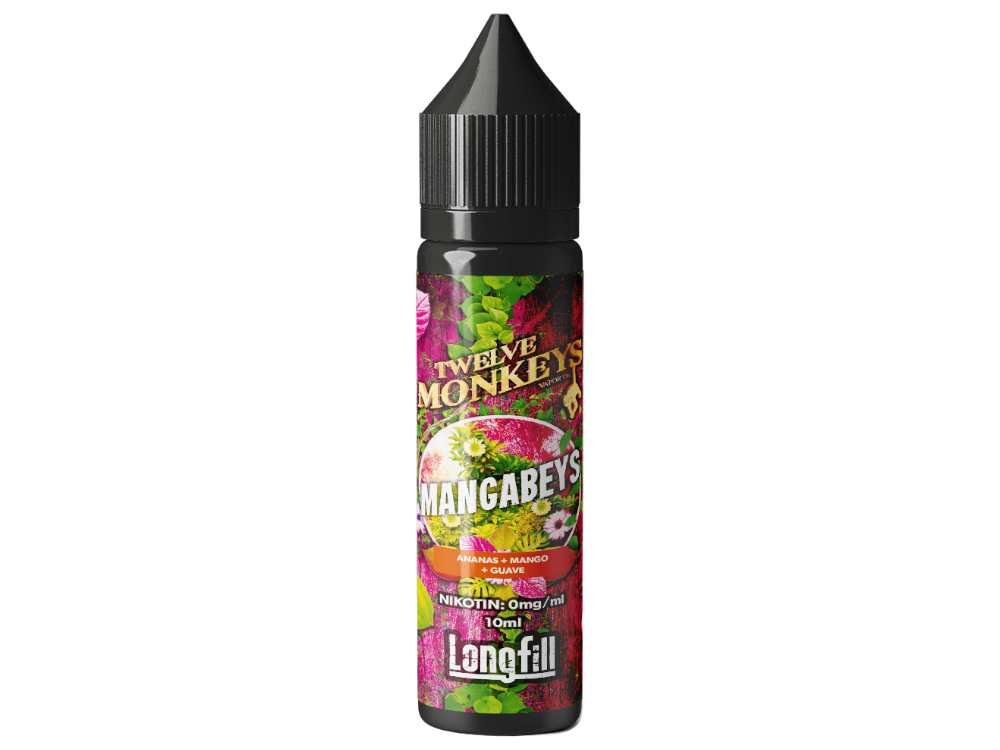 Twelve Monkeys Longfills 10ml Mangabeys Fruchtiger Genuss