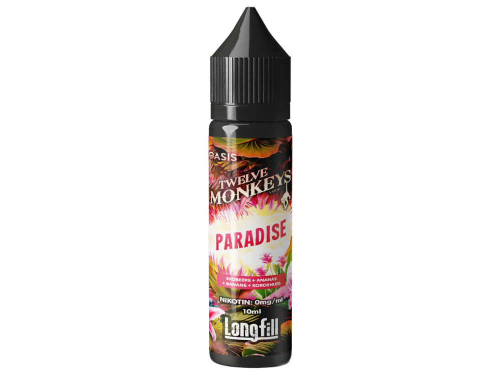 Twelve Monkeys Longfills 10ml Paradise Fruchtige Geschmacksexplosion