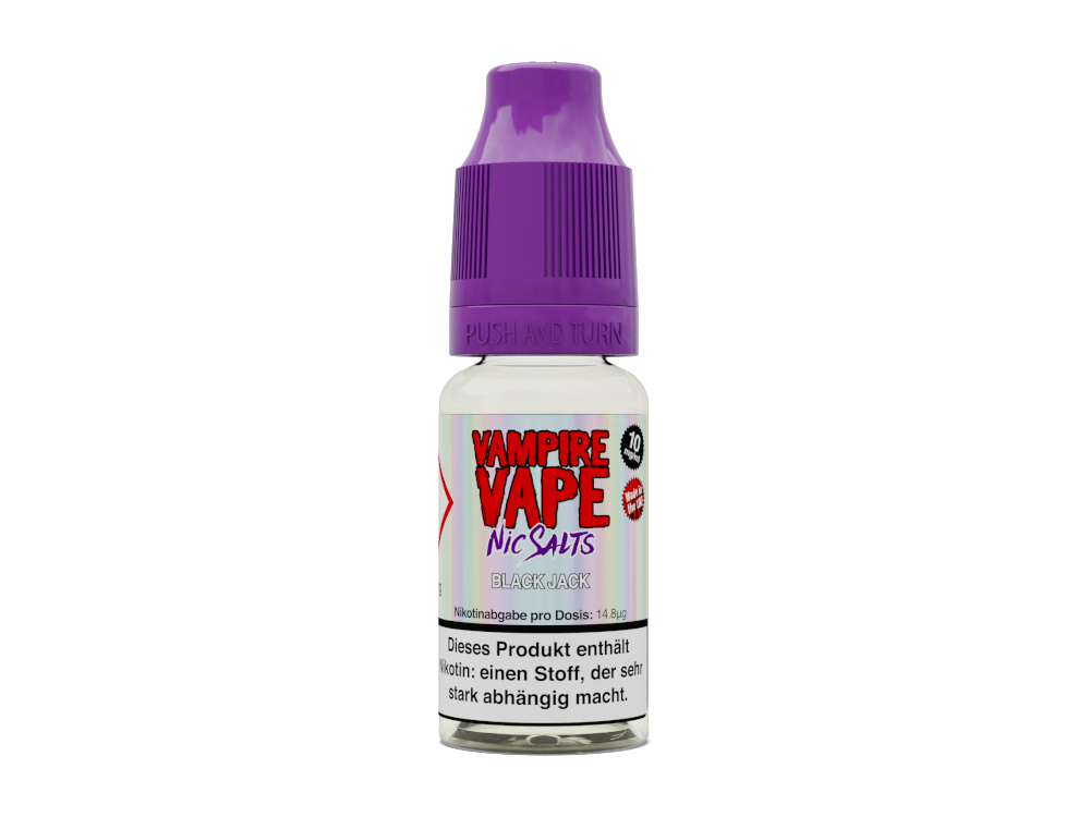 Vampire Vape - Black Jack - Nikotinsalz Liquid Geschmacksvoll