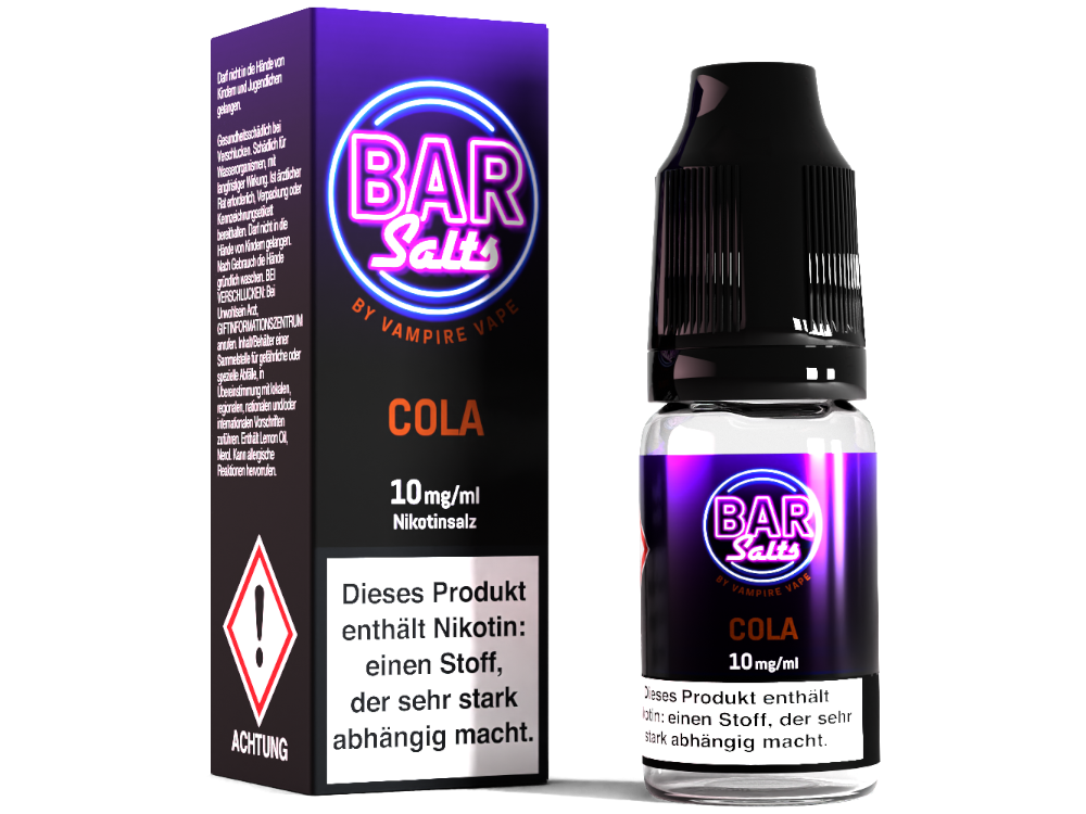 Vampire Vape Bar Salts Cola Nikotinsalz Liquid Genuss