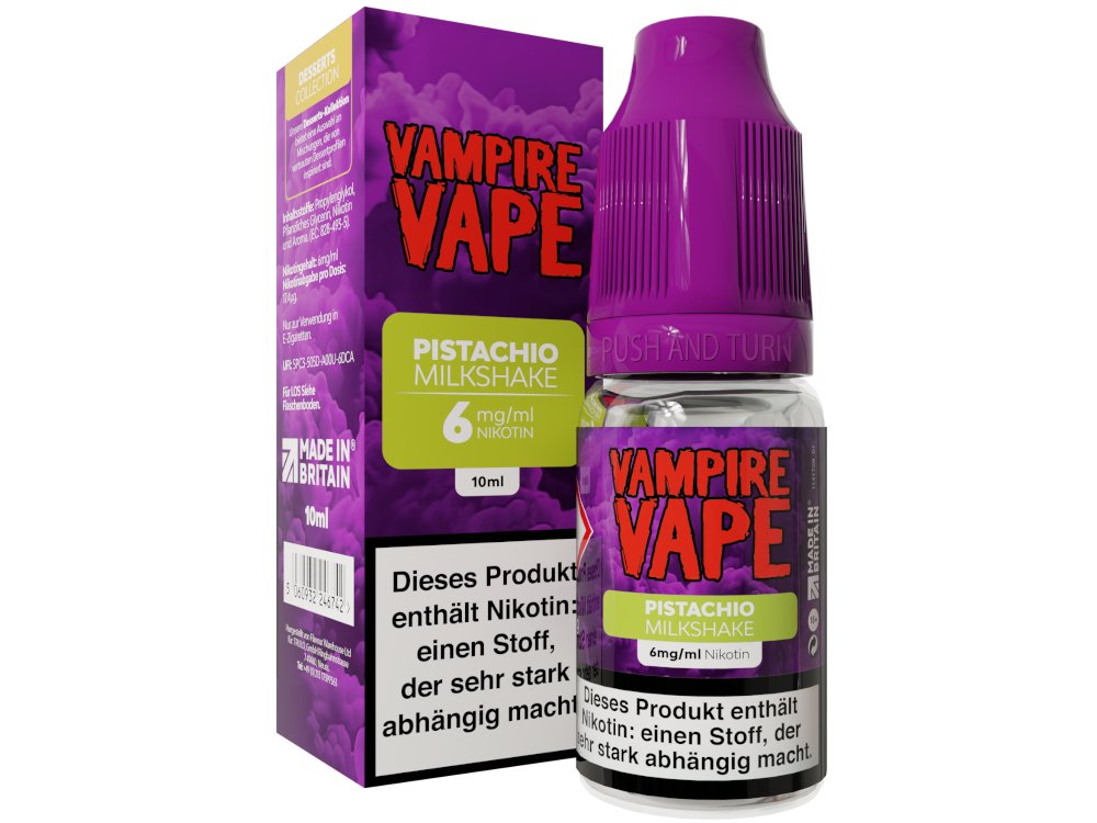Vampire Vape Pistazien Milchshake E-Liquid 10ml