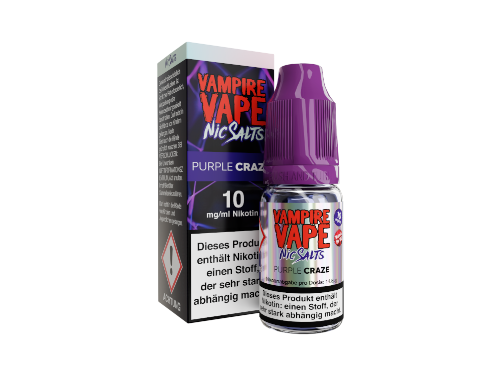 Vampire Vape - Purple Craze Nikotinsalz Liquid Genuss