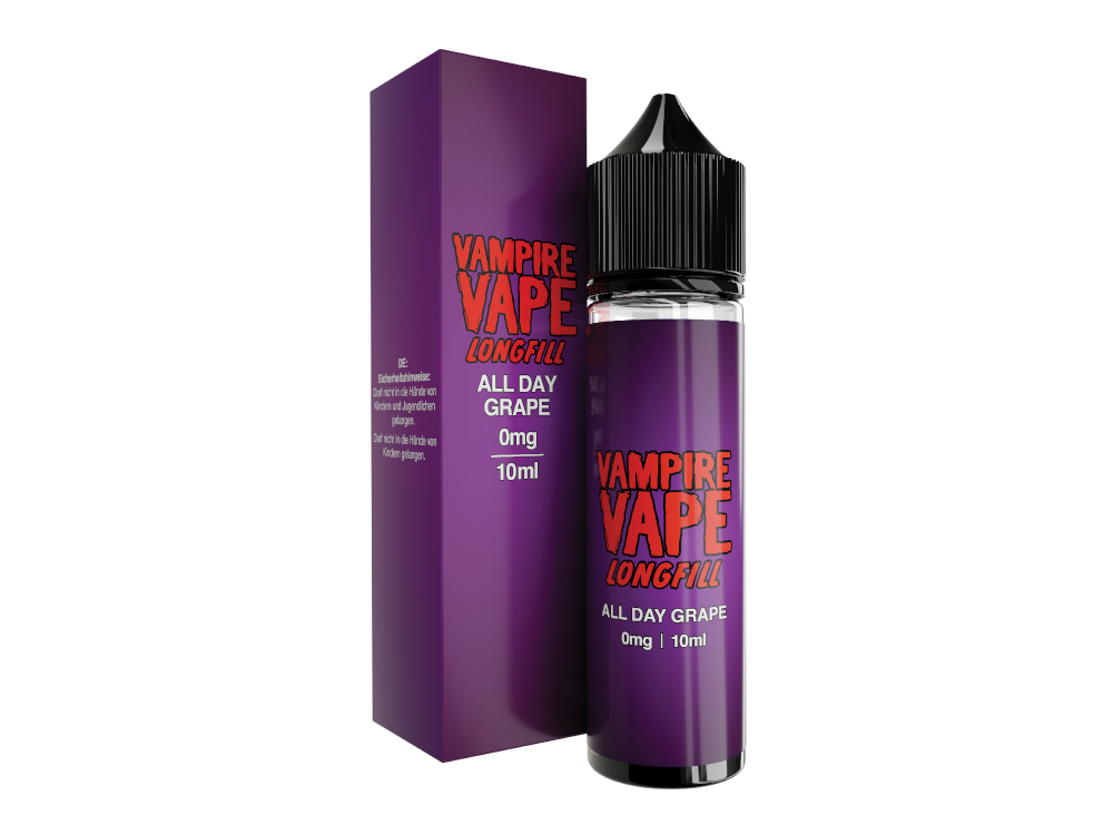 Vampire Vape - Longfills 10 ml - Erfrischende Traubenaroma