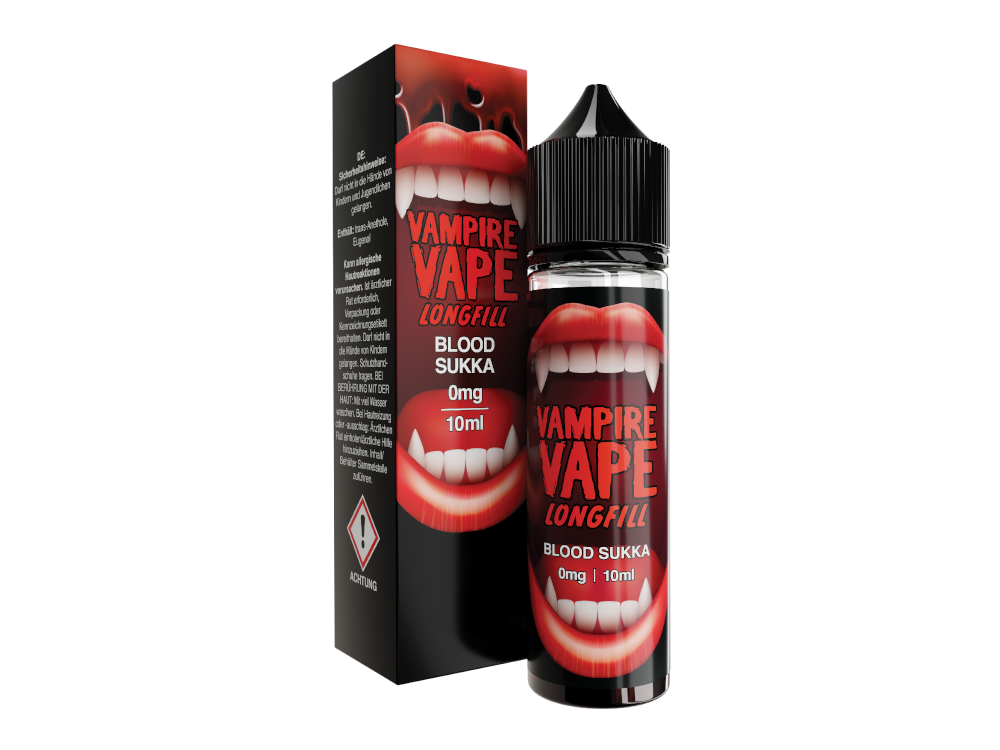 Vampire Vape - Longfills - 10 ml - Blood Sukka Geschmackserlebnis